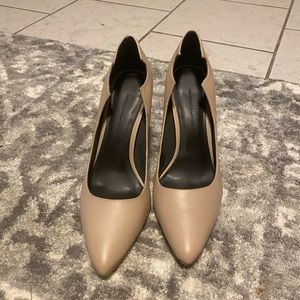 Rebecca Minkoff nude heels. Size 8